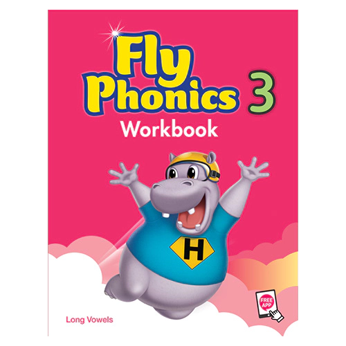 Fly Phonics 3 Long Vowels Workbook with QR