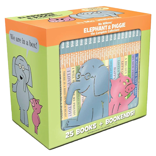 Elephant &amp; Piggie / The Complete Collection (Book 25 + Bookends) (Hardcover)