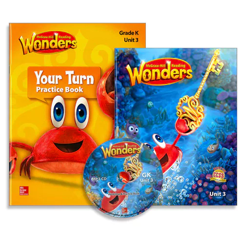 Wonders Grade K.03 Reading / Writing Workshop &amp; Your Turn Practice Book with QR
