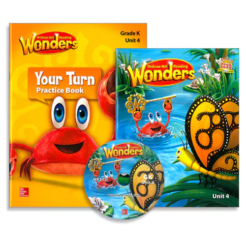 Wonders Grade K.04 Reading / Writing Workshop &amp; Your Turn Practice Book with QR