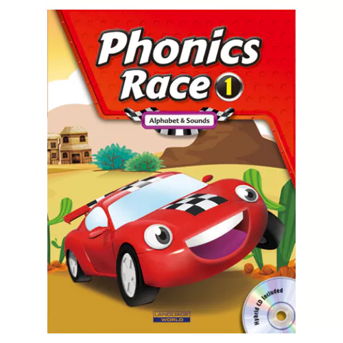 Phonics Race 1 Student&#039;s Book with Workbook &amp; Hybrid CD(2) (Alphabet &amp; Sounds)