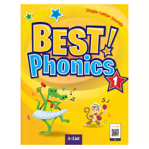 Best! Phonics 1 Single-Letter Sounds Student&#039;s Book with Readers &amp; DVD-Rom(1) &amp; MP3 CD(1)