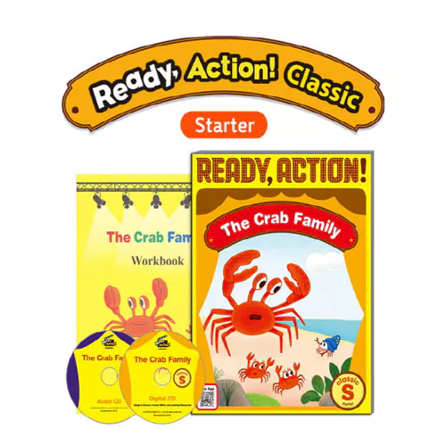 Ready Action! Classic Starter Set / The Crab Family (Student&#039;s Book+WorkBook+Audio CD+Digital CD)