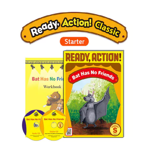 Ready Action! Classic Starter Set / Bat Has No Friends (Student&#039;s Book+WorkBook+Audio CD+Digital CD)