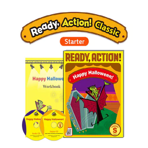 Ready Action! Classic Starter Set / Happy Halloween! (Student&#039;s Book+WorkBook+Audio CD+Digital CD)