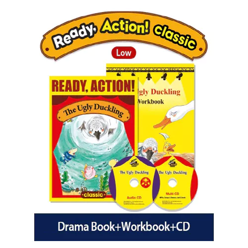 Ready Action! Classic Low Set / The Ugly Duckling (Drama Book + Workbook + Audio CD + Multi-CD) (2020)