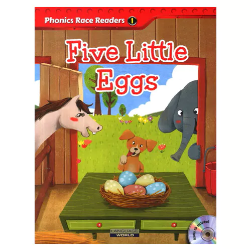 Phonics Race Readers 1 Five Little Eggs with Workbook &amp; Audio CD(1)