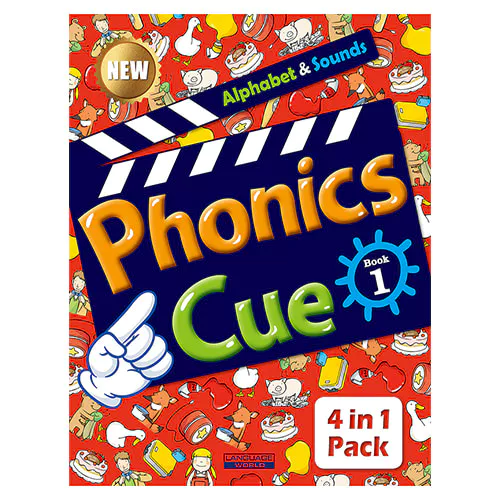 Phonics Cue 1 Student&#039;s Book with Workbook &amp; Activity Worksheet &amp; Hybrid CD(2) (Alphabet &amp; Sounds) (New)