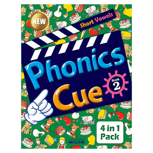 Phonics Cue 2 Student&#039;s Book with Workbook &amp; Activity Worksheet &amp; Hybrid CD(2) (Short Vowels) (New)