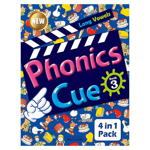 Phonics Cue 3 Student&#039;s Book with Workbook &amp; Activity Worksheet &amp; Hybrid CD(2) (Long Vowels) (New)