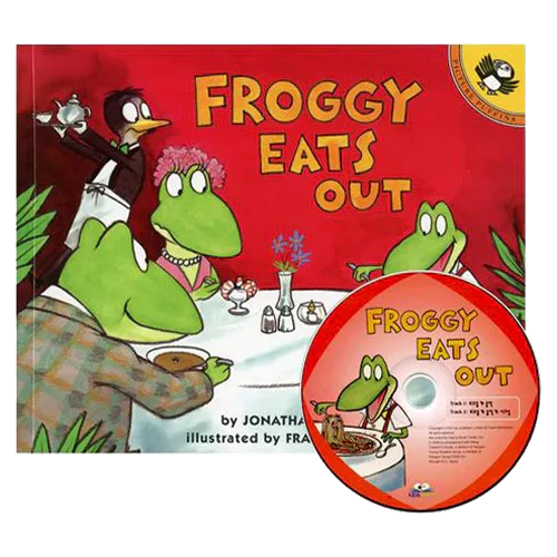 Froggy Eats Out Paperback+Audio CD Set