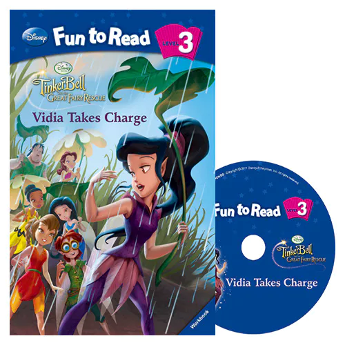 Disney Fun to Read, Learn to Read! 3-04 / Vidia Takes Charge (Tinker Bell 3) Student&#039;s Book with Workbook &amp; Audio CD(1)