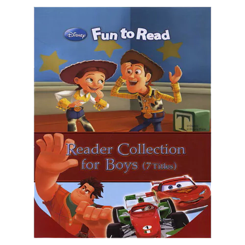 Disney Fun to Read, Learn to Read! Reader Collection For Boys 7종 Set