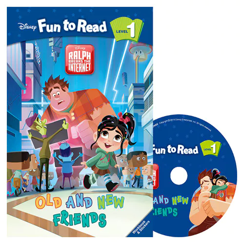 Disney Fun to Read, Learn to Read! 1-32 / Old and New Friends (Wreck-It Ralph 2) Student&#039;s Book with Workbook &amp; Audio CD(1)