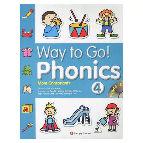 Way to Go! Phonics 4 More Consonants Student&#039;s Book with Workbook &amp; Hybrid CD(2)