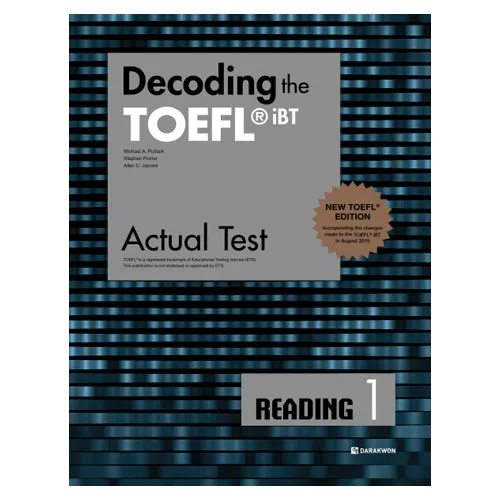 Decoding the TOEFL iBT Actual Test Reading 1 Student&#039;s Book with Answer Key (2nd Edition)