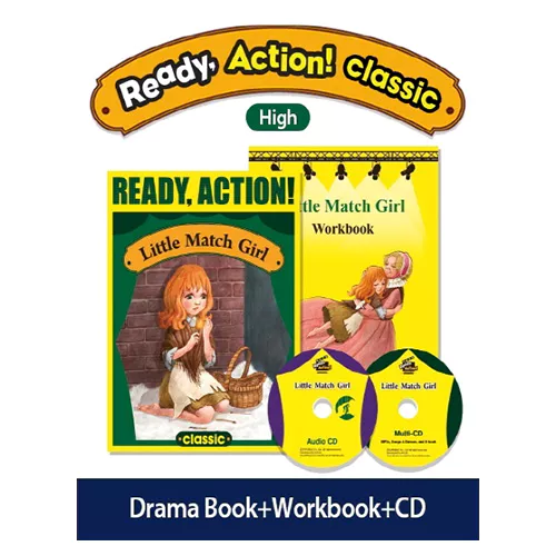 Ready Action! Classic High Set / Little Match Girl (Drama Book + Workbook + Audio CD + Multi-CD)(2020)