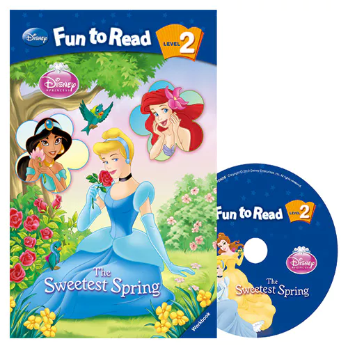 Disney Fun to Read, Learn to Read! 2-10 / The Sweetest Spring (Disney Princess) Student&#039;s Book with Workbook &amp; Audio CD(1)