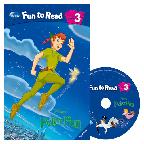 Disney Fun to Read, Learn to Read! 3-20 / Peter Pan (Peter Pan) Student&#039;s Book with Workbook &amp; Audio CD(1)