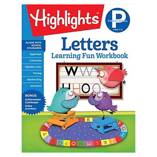 Highlights Preschool Letters Learning Fun Workbook (Grade Pre-K)
