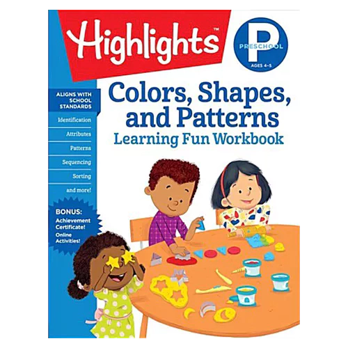 Highlights Preschool Colors, Shapes, and Patterns Learning Fun Workbook (Grade Pre-K)