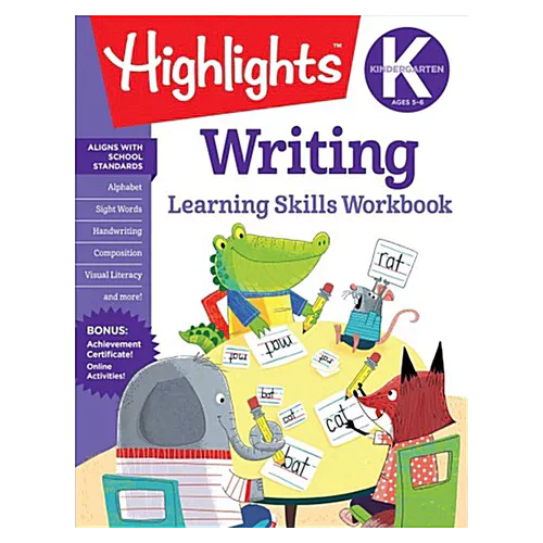 Highlights Kindergarten Writing Learning Fun Workbook (Grade K)