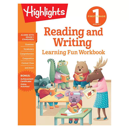 Highlights First Grade Reading and Writing Learning Fun Workbook (Grade 1)