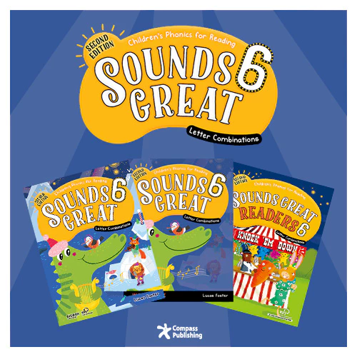 Sounds Great 6 Letter Combinations Set (Student&#039;s Book+Workbook+Readers) (2nd Edition)