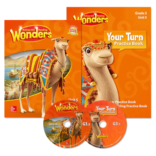 Wonders Grade 3.5 Reading / Writing Workshop &amp; Your Turn Practice Book with QR
