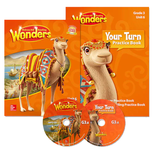 Wonders Grade 3.6 Reading / Writing Workshop &amp; Your Turn Practice Book with QR