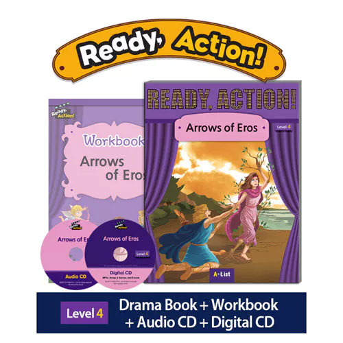 Ready Action 4 Set / Arrows of Eros (Drama Book+WorkBook+Audio CD+Digital CD) (2nd Edition)(2017)