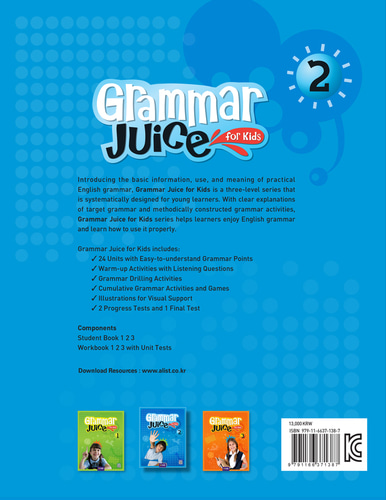 Grammar Juice for Kids 2 Student&#039;s Book with App