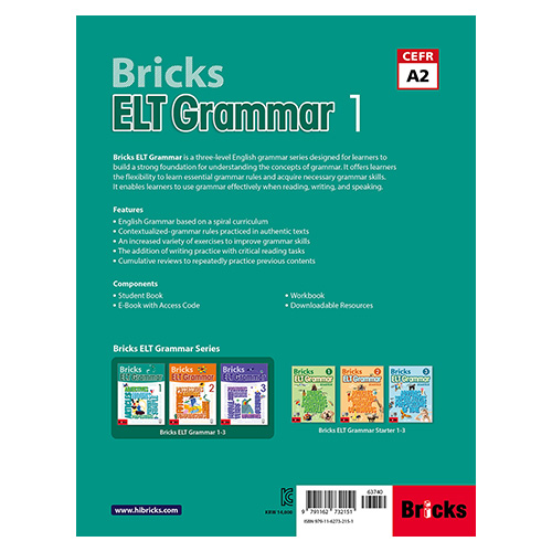 Bricks ELT Grammar 1 Student&#039;s Book + E-Book Access Code