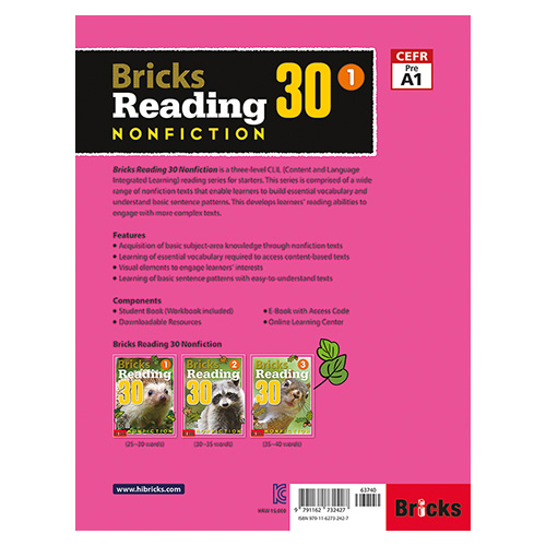 Bricks Reading Nonfiction 30 1 Student&#039;s Book with Workbook &amp; E.CODE