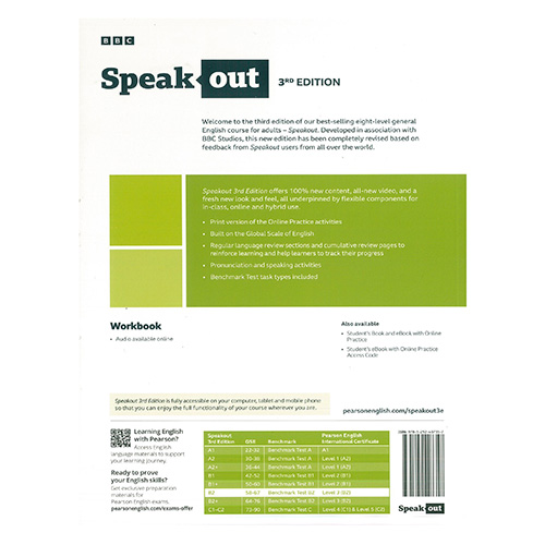 Speak Out B2 Workbook with Key (3rd Edition)