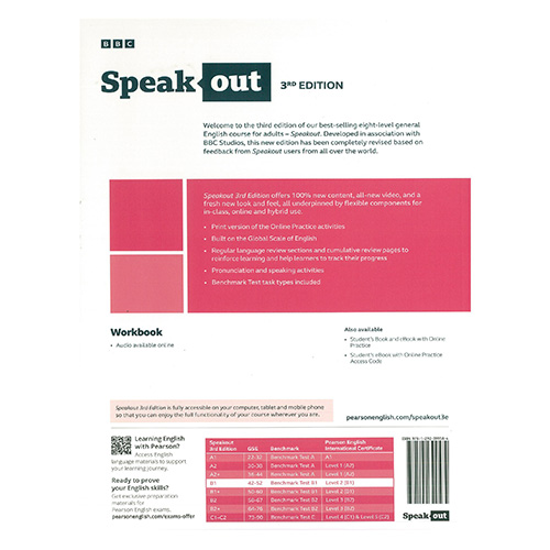 Speak Out B1 Workbook with Key (3rd Edition)