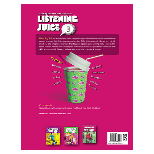 Listening Juice 3 Student&#039;s Book with App &amp; Answer (2nd Edition)
