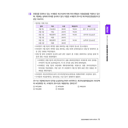 해커스 회계사 IFRS 김원종 재무회계 1차 기출문제집 (2024)