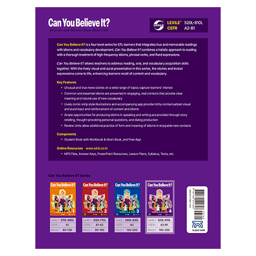 Can You Believe It? 4 Student Book with Workbook &amp; Idiom Book + Free App