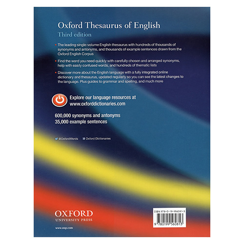 Oxford Thesaurus of English (3rd Edition) (Hardcover)