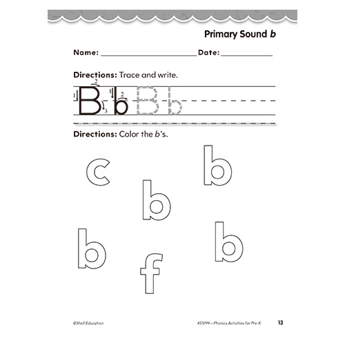 Foundational Skills Phonics for Pre-Kindergarten Student&#039;s Book with Digital Resource CD (Grade Pre-K)