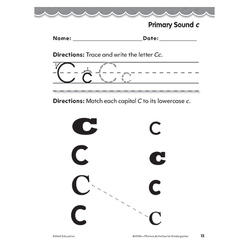 Foundational Skills Phonics for Kindergarten Student&#039;s Book with Digital Resource CD (Grade K)