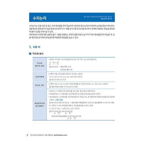 해커스 GSAT 삼성직무적성검사 통합 기본서 최신기출유형+실전모의고사 (2024 최신판)
