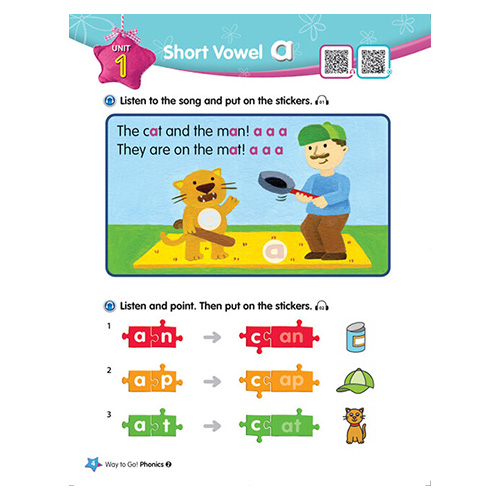 Way to Go! Phonics 2 Short Vowels and Sounds Student&#039;s Book (2nd Edition)(2024)