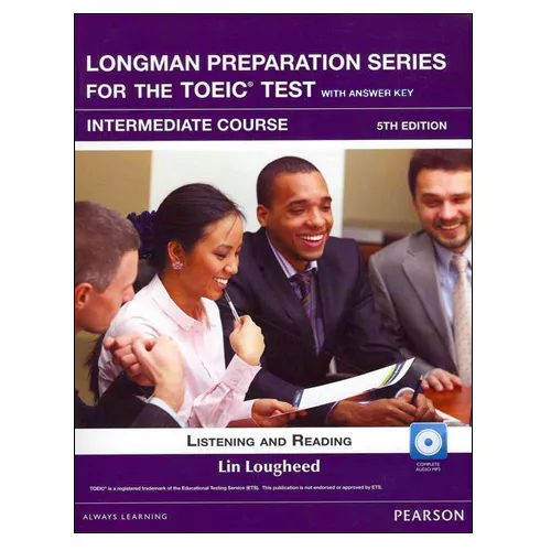 Longman Preparation Series for the TOEIC Test : Intermediate Student&#039;s Book with Access Code &amp; Answer Key &amp; MP3 CD (5th edition)