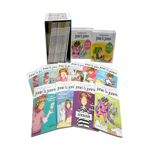 Junie B. Jones #01~28 Set (28 Books+32 CDs+단어장)