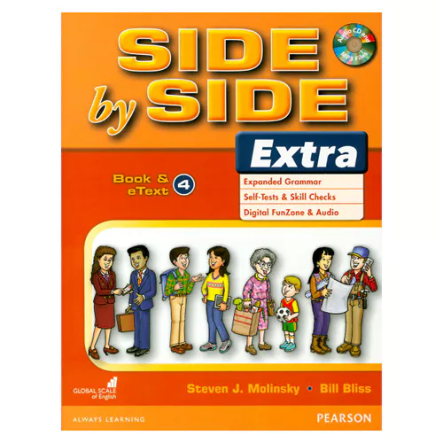 Side by Side Extra 4 Student&#039;s Book with eText &amp; Audio &amp; MP3 CD (3rd Edition)