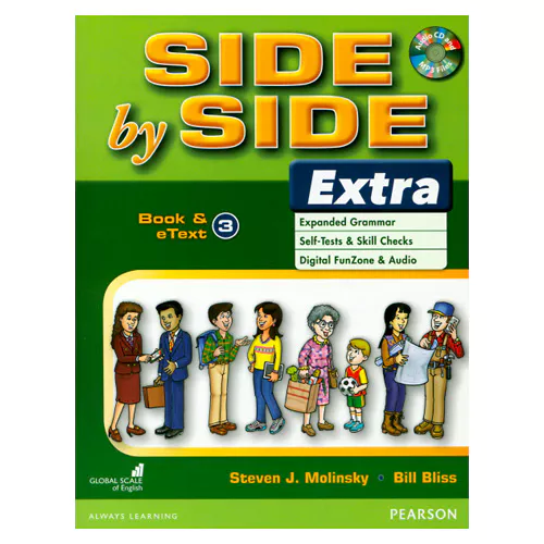 Side by Side Extra 3 Student&#039;s Book with eText &amp; Audio &amp; MP3 CD (3rd Edition)