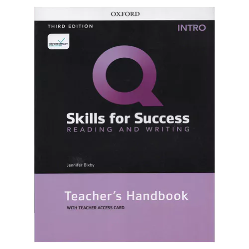 Q Skills for Success Reading &amp; Writing Intro Teacher&#039;s Handbook Teacher Access Code Card (3rd Edition)