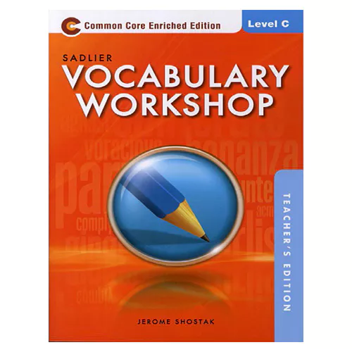 Vocabulary Workshop C Teachers Edition (Enriched Edition)